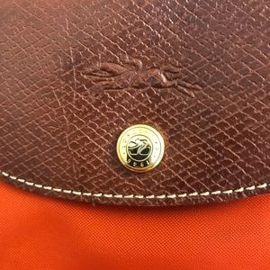 Authentic Saffron Longchamp Tote